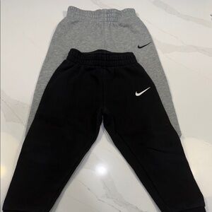 Nike Kids Black and Gray Jogger Pants - 2-Pack